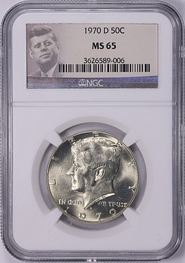 1970-D Kennedy Half Dollar NGC MS-65 (Item 2031630