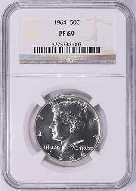 1964 Kennedy Half Dollar NGC Proof-69 (Item 2031661