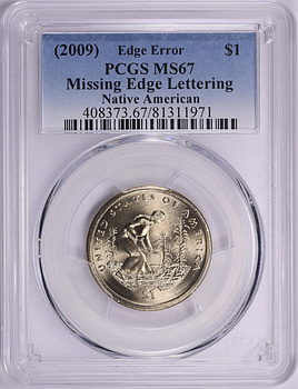 Mint Error (2009) Sacagawea Dollar Three Sisters Agriculture