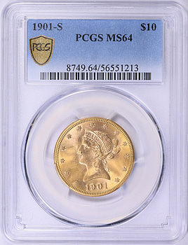 1901-S Liberty Gold Eagle PCGS MS-64 (Item 2032151