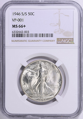 1946-S/S Walking Liberty Half Dollar VP-001 NGC MS-66+ | NGC Cert
