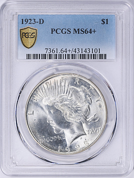 1923-D Peace Silver Dollar PCGS MS-64+ (Item 2045368