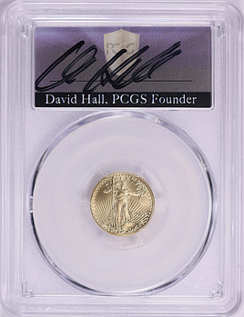 ⭐️【PCGS MS67 】AH1395-1975 エジプト 10Pst 2025 $5 Tenth-Ounce Gold American Eagle First Day of Issue PCGS