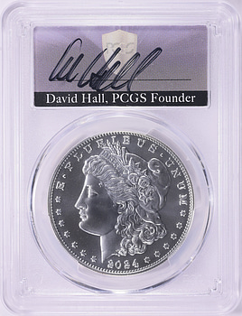 2024 Morgan Silver Dollar First Day of Issue PCGS MS-70 (David