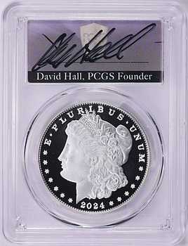2024-S Morgan Silver Dollar First Day of Issue PCGS Proof-70 DCAM