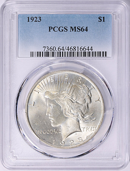 1923 Peace Silver Dollar PCGS MS-64 (Item 2051659