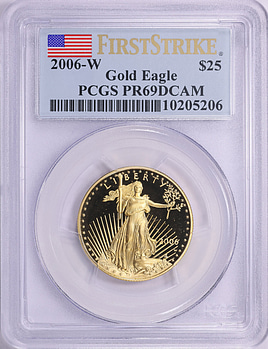 2006-W $25 Half-Ounce Gold American Eagle First Strike PCGS Proof