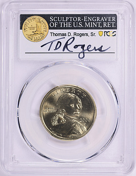 2000-P Sacagawea Dollar Cheerios Dollar PCGS MS-67 (Thomas D