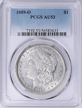 1889-O Morgan Silver Dollar PCGS AU-53 (Item 2078900