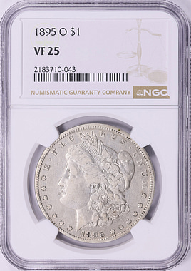1895-O Morgan Silver Dollar NGC VF-25 (Item 2144172