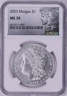 2023 Morgan Silver Dollar NGC MS-70 | NGC Cert #6810717-007