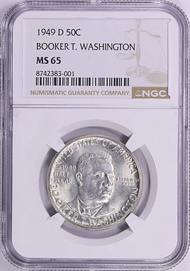 1949-D Booker T. Washington Memorial Half Dollar NGC MS-65 (Item
