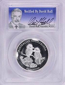 Australia 2013-P Silver Dollar Kookaburra High Relief KM-1988 PCGS