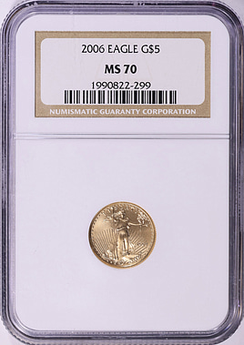 2006 $5 Tenth-Ounce Gold American Eagle NGC MS-70 (Item 2169443