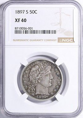 1897-S Barber Half Dollar NGC XF-40 (Item 2178419