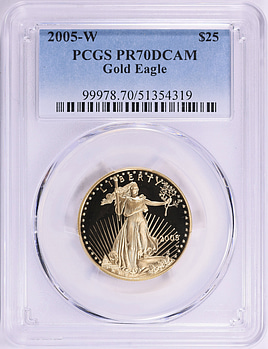 2005-W $25 Half-Ounce Gold American Eagle PCGS Proof-70 DCAM (Item