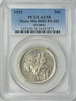 1925 Stone Mountain Memorial Half Dollar DDO FS-101 (FS-001) PCGS