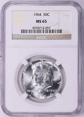 1964 Kennedy Half Dollar NGC MS-65 (Item 2210518