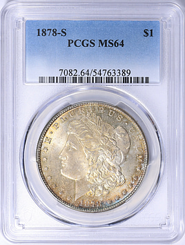 1878-S Morgan Silver Dollar PCGS MS-64 (Toned) (Item 2237091