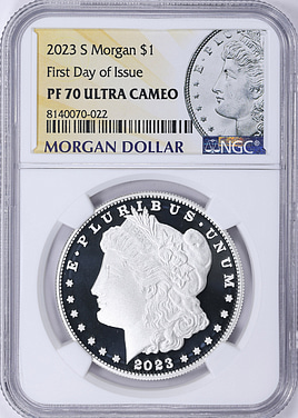2023-S Morgan Silver Dollar First Day of Issue NGC Proof-70 UC
