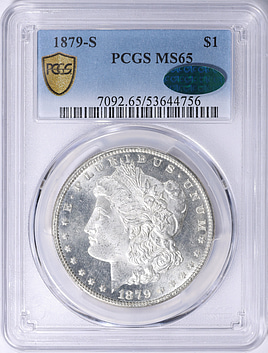1879-S Morgan Silver Dollar PCGS MS-65 (CAC Green) (Item 2242313