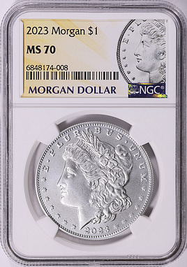2023 Morgan Silver Dollar NGC MS-70 | NGC Cert #6848174-008