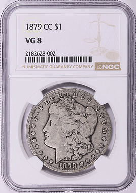 1879-CC Morgan Silver Dollar NGC VG-08 (Item 2254822