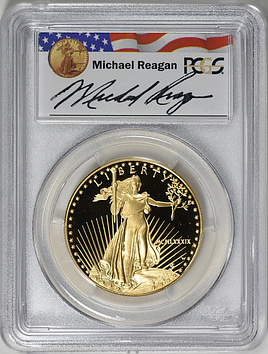 1989 $5, $10, $25 and $50 Gold American Eagle Set (Reagan Legacy