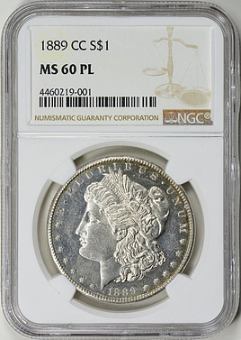 1889-CC Morgan Silver Dollar NGC MS-60 PL (Item 464360