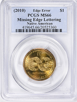 PCGS MS62BN エラー10円 T-IIブランクプランシェット PCGS MS62BN エラー10円 T-IIブランクプランシェット PCGS MS62BN