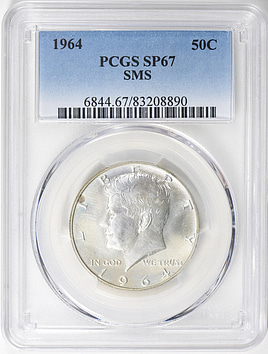 1964 Kennedy Half Dollar SMS PCGS SP-67 (Item 697949