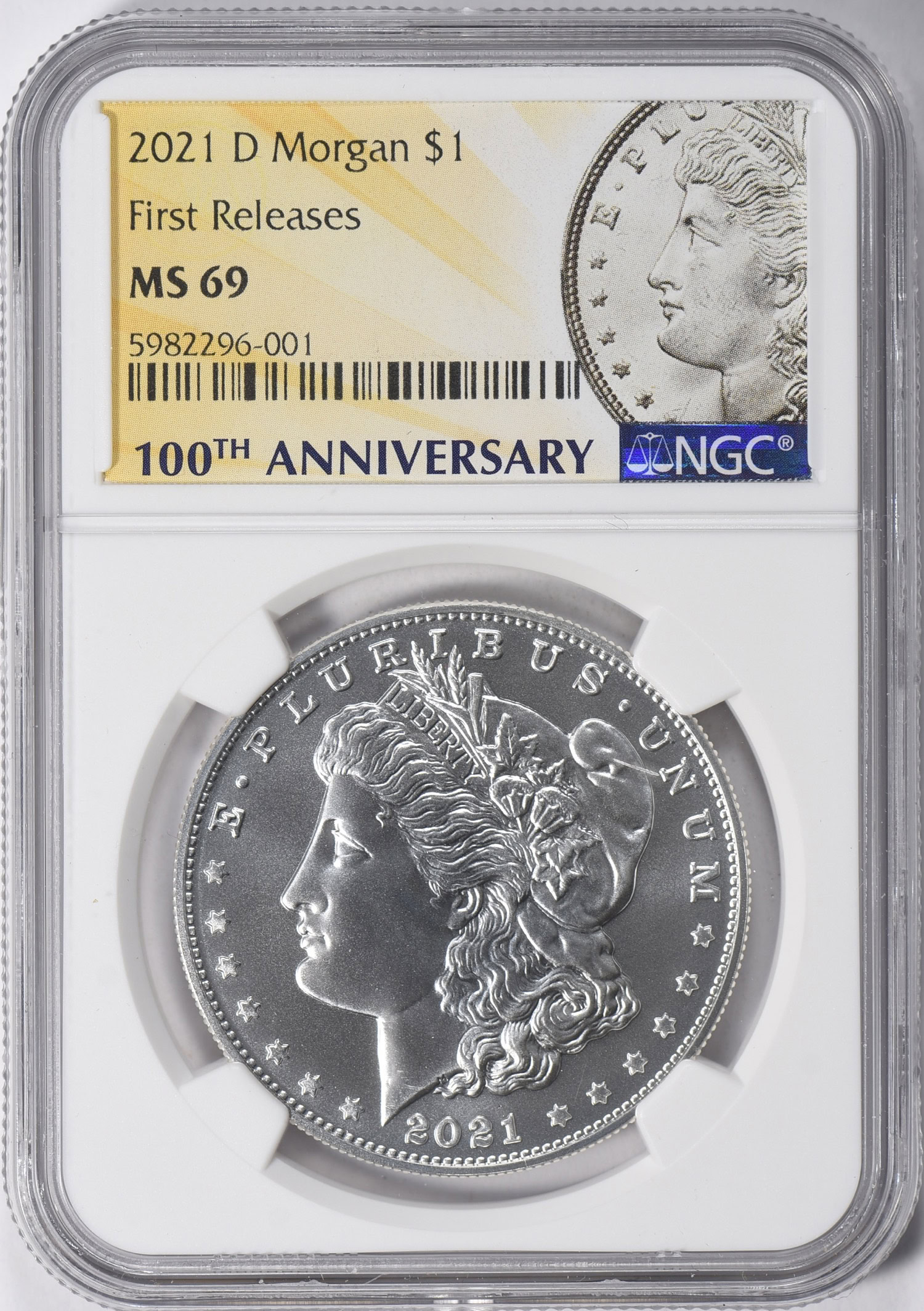 2017 $1 Banknote Commemorating 100th Anniversary Of The Final Morgan Silver Dollar