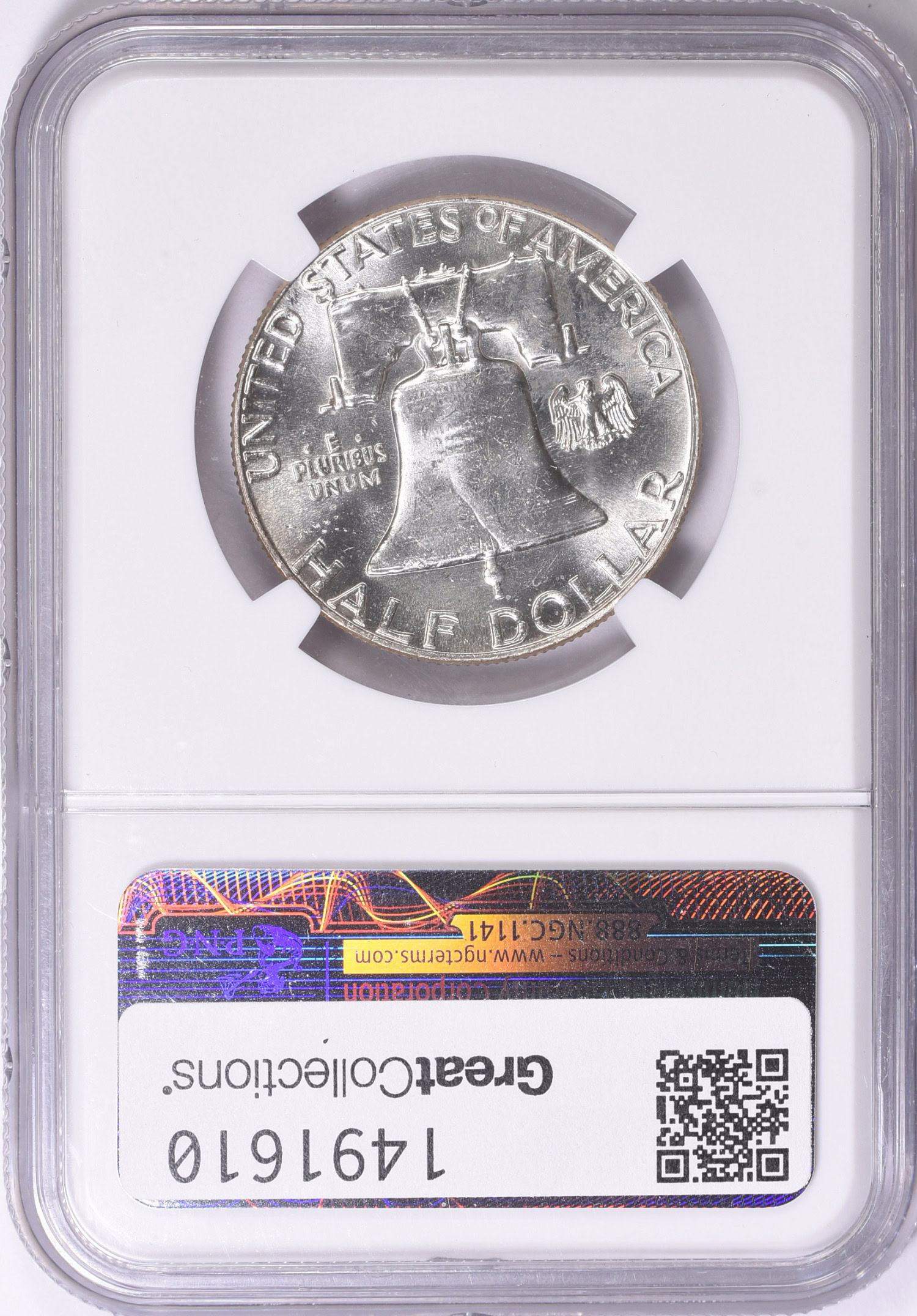 1959 Franklin Half Dollar NGC MS63 (Item 1491610) GreatCollections