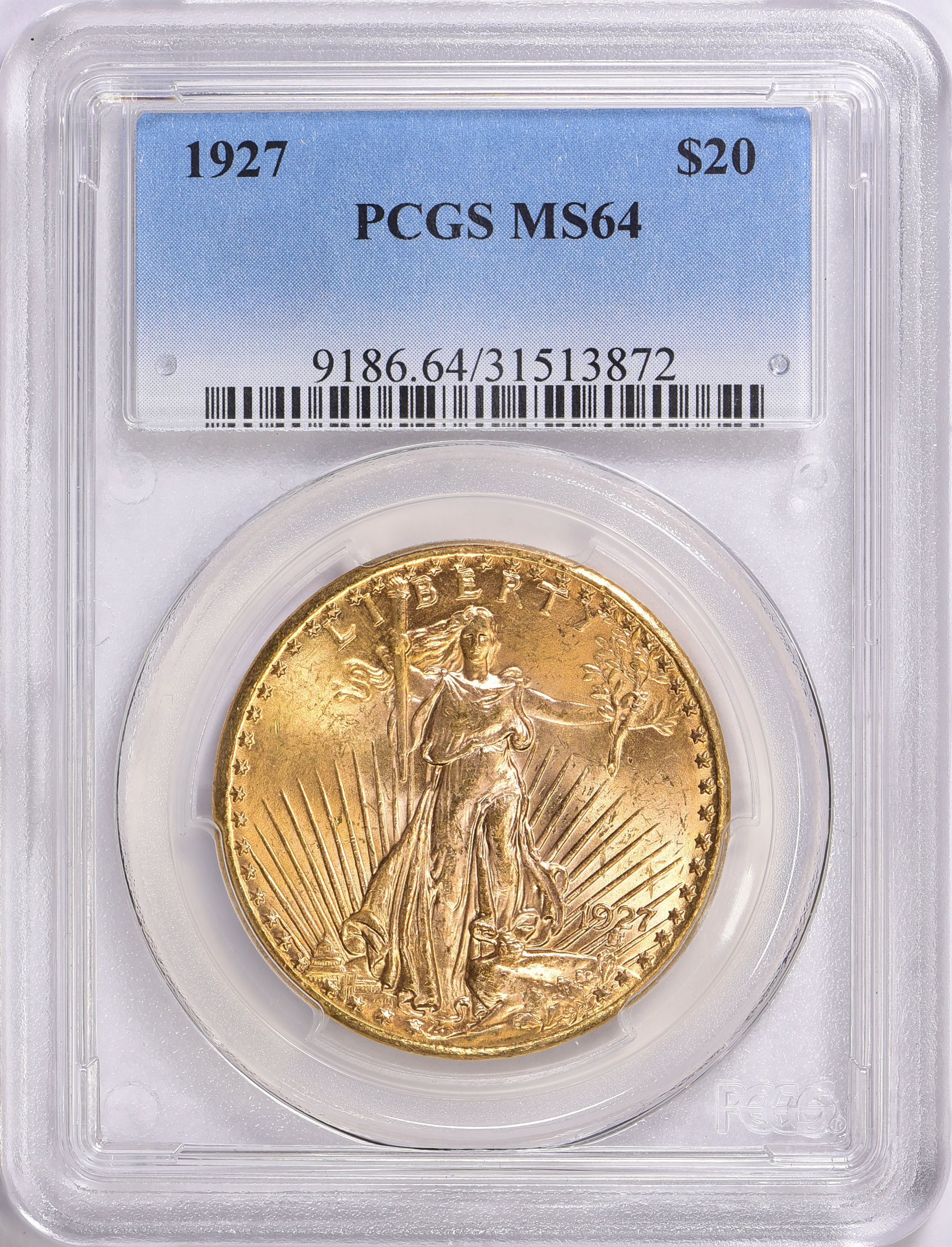 1927 Saint-Gaudens Gold Double Eagle PCGS MS-64 (Item 1629895 ...