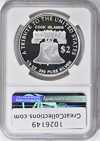 Cook Islands 2021 $2 Silver American Double Eagle NGC Proof-70 UC