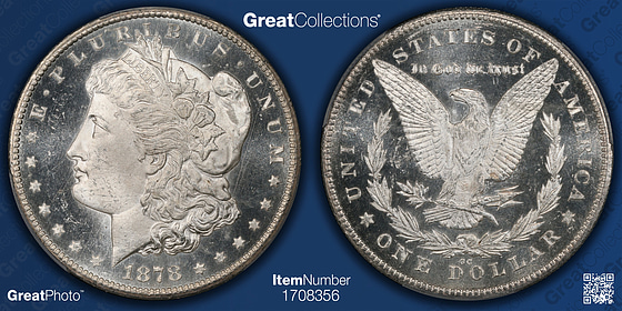 1878-CC Morgan Silver Dollar PCGS MS-65+ DMPL (Item 1708356