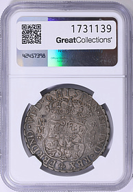 Mexico 1760-Mo MM Silver 8 Reales FERDND VI KM-104.2 NGC VF-35