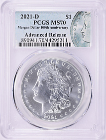 2021-D Morgan Silver Dollar 100th Anniversary Advanced Release