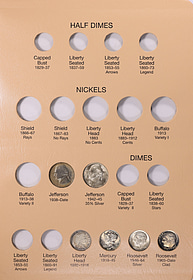 c.1892 - 2000 U.S. Coin Selection Uncertified in Dansco Type Set