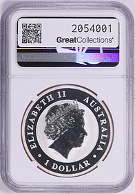 Australia 2011-P Silver Dollar Koala KM-1689 NGC MS-70 (Item
