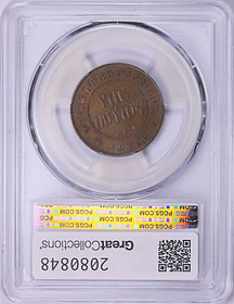 Ethiopia EE 1889 (1897)-A 1/100 Birr (Matonya) KM-9 PCGS MS-63 BN
