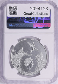 Cook Islands 2021 Colorized Silver $5 U.S. State Animal Series