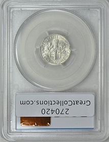 1946-S Roosevelt Dime Sans Serif MM FS-504 PCGS AU-58 (Item 270420
