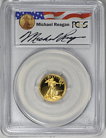1988 $5, $10, $25 and $50 Gold American Eagle Set (Reagan Legacy