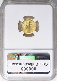 2016-W Gold Mercury Dime, Standing Liberty Quarter, and Walking